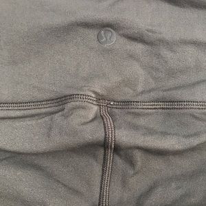 Lululemon olive green mesh legging.